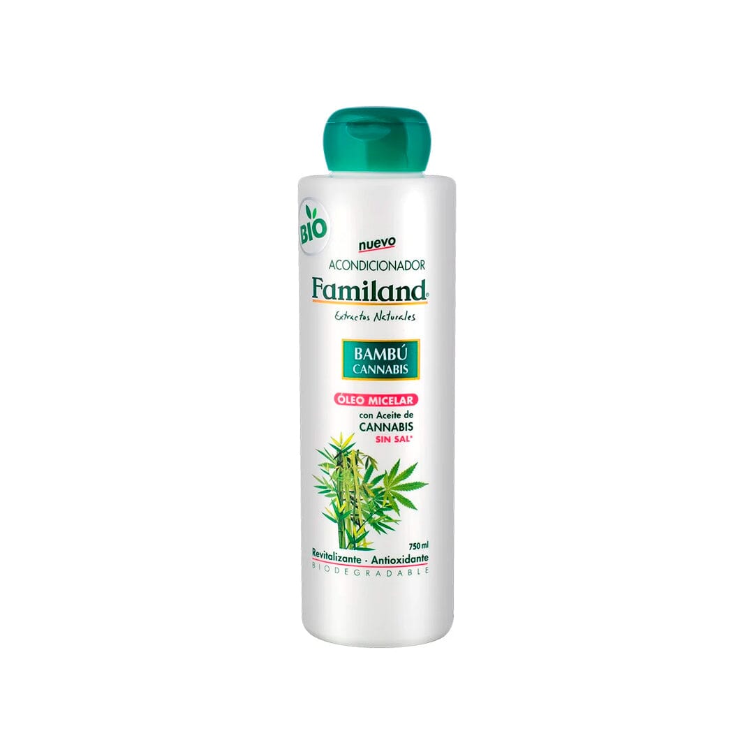 Bio Acondicionador Bambu Cannabis Oleo Antioxidante 750 mL Familand